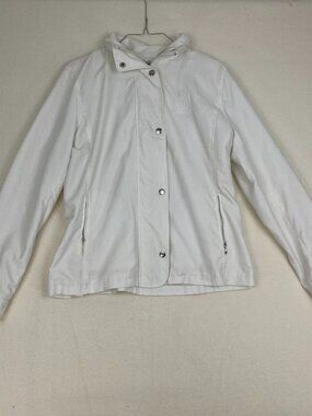Lauren Active Ralph Lauren White Windbreaker Jacket Size L Early 2000s